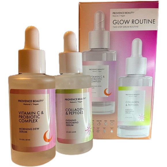 Provence Beauty GLOW ROUTINE Two Step Serum Routine - Natural - Vegan - NWB - Picture 8 of 8